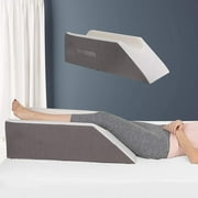 Kolbs Single Leg Elevation Foam Wedge Pillow, Post Surgery Leg, Ankle, Knee Support for Sleeping, Multi-Color