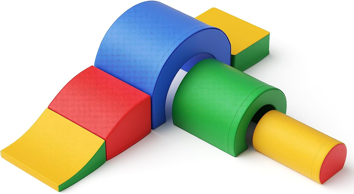 Foam Climbing Blocks, Soft Climbing Toys for Toddlers, 6 pieces Early