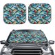 thumbnail image 2 of Balery Colorful Fishing Baits Parasol para parabrisas de coche de 2 piezas | Parasol plegable para parabrisas delantero de coche para la mayoría de sedanes-Medium, 2 of 6