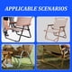 thumbnail image 4 of 10 Uds. Tapas de puntas para patas de silla, tapones para patas de mueble de plástico, protectores de suelo para silla, protectores para pies de taburete, 4 of 4