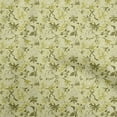 thumbnail image 1 of oneOone Cotton Poplin Twill Olive Green Fabric Asian Japanese Floral Sewing Craft Projects Fabric Prints By Yard 56 Inch Wide, 1 of 4