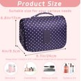 thumbnail image 2 of Neceser YEMEDA Travel impermeable con gancho de 1 litro de capacidad, color azul marino, 2 of 6