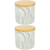 2 Count Stackable Jars Office Storage Container Decorative Tea