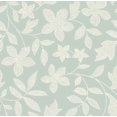 thumbnail image 2 of Mainstays Sheer Printed Grommeted Curtain, Set of 2, Soft Sea Floral, 38” W x 63” L, 2 of 2