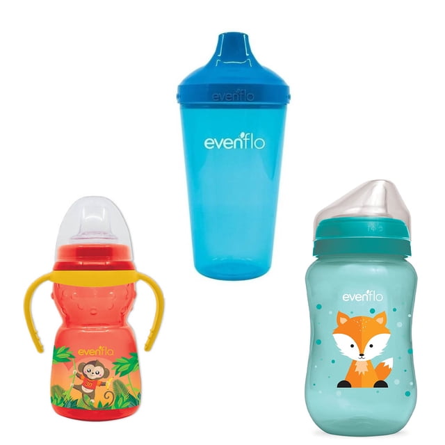Set Vasos Entrenador Evenflo Anaranjado