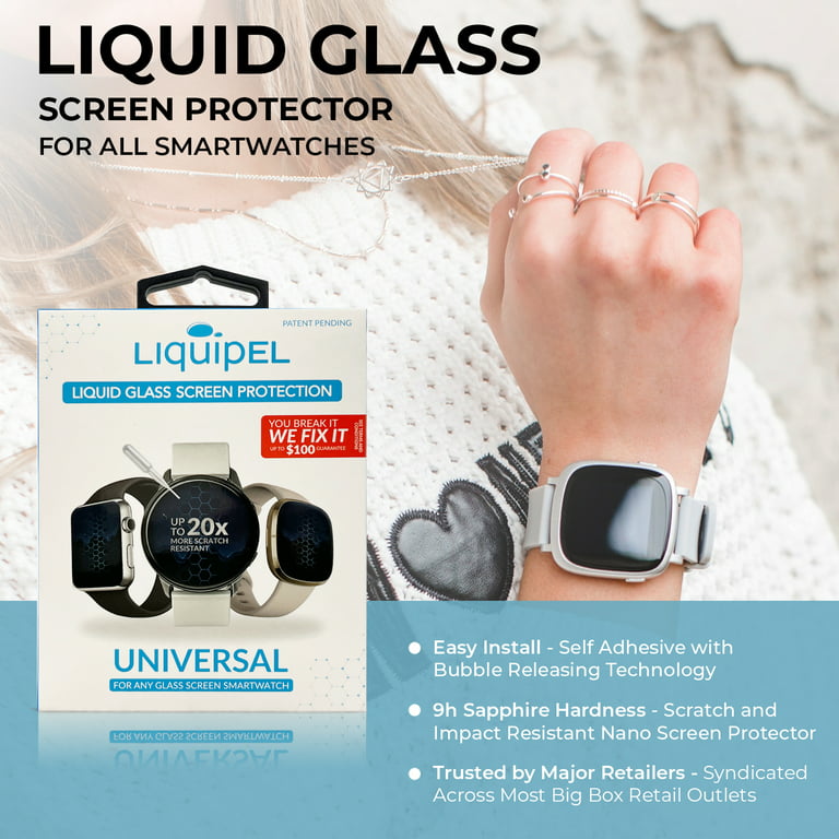 Phone Scratch Remover and Cracked Repair Liquid by ProofTech Liquid Glass  Screen Protector for All Smartphones Tablets and Watches Wipe On Nano