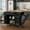 Black, variant on 3-Tier Kitchen Island with Hidden Trash Can Storage, Rolling, Drop Leaf, Spice Rack & Drawer