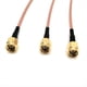 thumbnail image 4 of Cable de Conexión Coaxial de Radiofrecuencia, Paquete de 3, Cable Divisor SMA, Cable Coaxial SMA Macho A SMA Hembra Dual, 4 of 5
