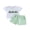 Green, variant on BemeyourBBs Toddler Baby Boy Summer Clothes Tractor Outfits Newborn Short Sleeve Tractor Embroidery T Shirt Tops Striped Shorts Set Toddler Infant Bot Summer Outfits