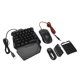thumbnail image 2 of Conjunto convertidor de teclado y ratón con cable RGB inalámbrico para una mano Adaptador combinado de teclado y ratón para Android para Harmony para IOS, 2 of 10