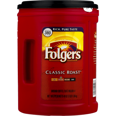 Folgers Clic Roast Ground Coffee 48 Ounce