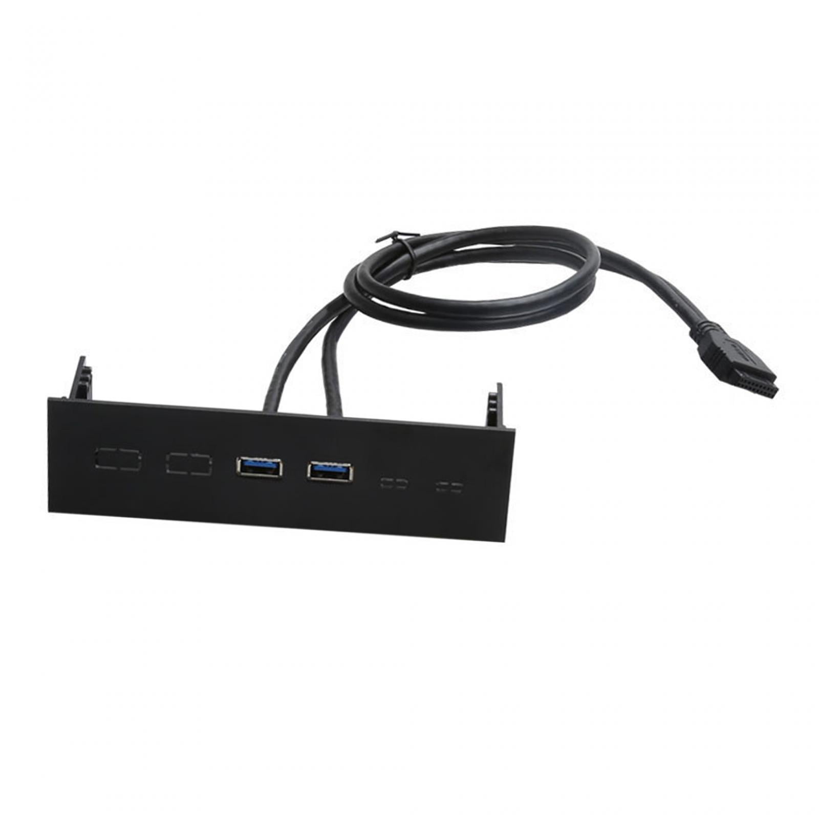 5.25 inch USB Front Panel Hub Multifunction USB Hubs USB Front Panel Adapter 2 Ports USB 3.0