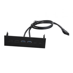 5.25 de pouce USB Panneau avant Hub multifonction USB Hubs USB Adaptateur de panneau avant 2 Ports USB 3.0