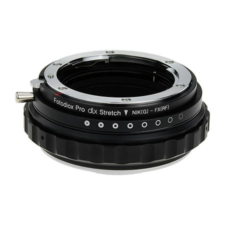 Fotodiox DLX Stretch Lens Mount Adapter - Nikon Nikkor F Mount G-Type D/SLR Lens to Fujifilm X-Series Mirrorless Camera Body with Macro Focusing Helicoid and Magnetic Drop-In