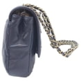 thumbnail image 6 of Pre-Owned CHANEL AS5048 Navy Lambskin Matelasse 20 Single Flap Shoulder Bag with Gold Hardware,..., 6 of 16