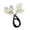 Golden, variant on Callipe Hair Clip Peacock Phoenix Calla Shape Shiny Rhinestones Inlaid Hair Claw Hand-Embroidered Bun Maker