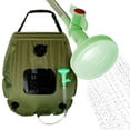 thumbnail image 4 of SSyao 20L Water Bags Outdoor Camping Solar Heat Shower Bag Portable Compact Heated, Green, 4 of 12