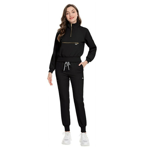 Bata quirúrgica informal de manga larga para correr, traje dividido para hombres y mujeres, ropa de hospital con cepillo para las manos, ropa elástica para enfermeras