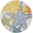 thumbnail image 5 of Nourison Aloha Indoor/Outdoor Multicolor 7'10" x round Area Rug (8 Round), 5 of 9