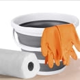 thumbnail image 4 of Collapsible Bucket 10L - 2.6 Gallon Cleaning, Mop, and Portable Water Bucket. Folding, Foldable, Small Plastic Bucket for Outdoor, Garden, Camping, Fishing, Car Wash - Space-Saving Design, 4 of 6