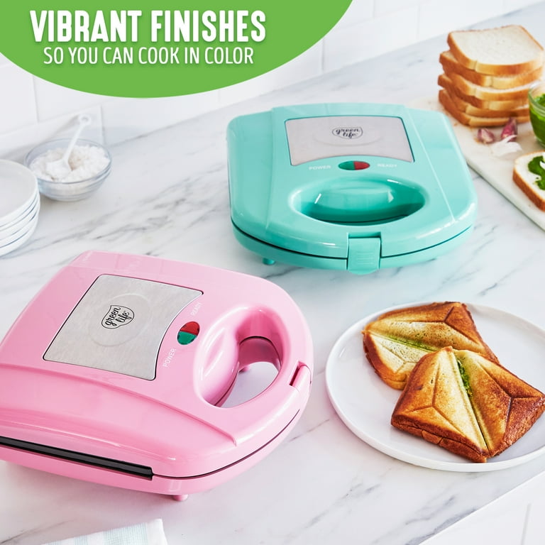 GreenLife - Electric Sandwich Maker - Pink