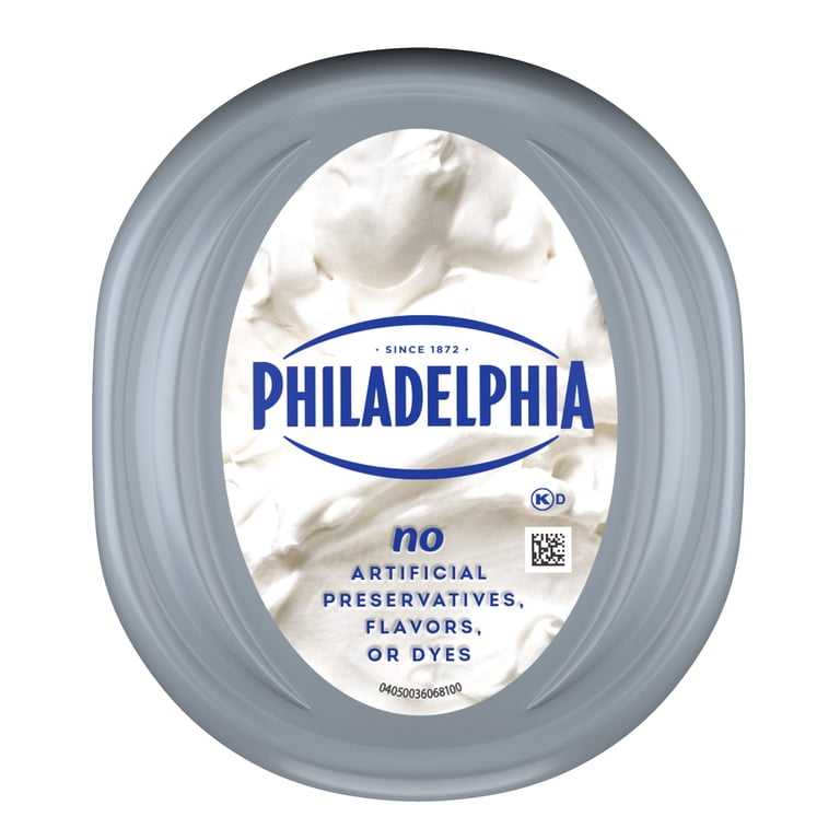 Philadelphia Cream Cheese Spread, 1 Tub, for Smooth, Spreadable