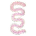 thumbnail image 2 of 49.2 ft Pink Tinsel Garland Pink Glittering Decoration Metallic Garland for Valentine Birthday Wedding Party Easter Halloween Holiday Festivities Indoor Outdoor Home Christmas Decor Supplies, 2 of 8