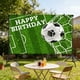 thumbnail image 1 of Decoración del hogar Fondos de fútbol 50x27.6in Decoraciones para fiestas de fútbol Fondo Cortina Decoración Banners para cumpleaños Fotos Cabina Evento temático deportivo Decoración de pared Tela de, 1 of 6