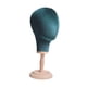 thumbnail image 2 of Cabeza de maniquí con soporte para exhibición de pelucas, circunferencia de la cabeza: 54 cm (16,34 pulgadas), uso versátil para peluquería doméstica, verde oscuro, 2 of 8