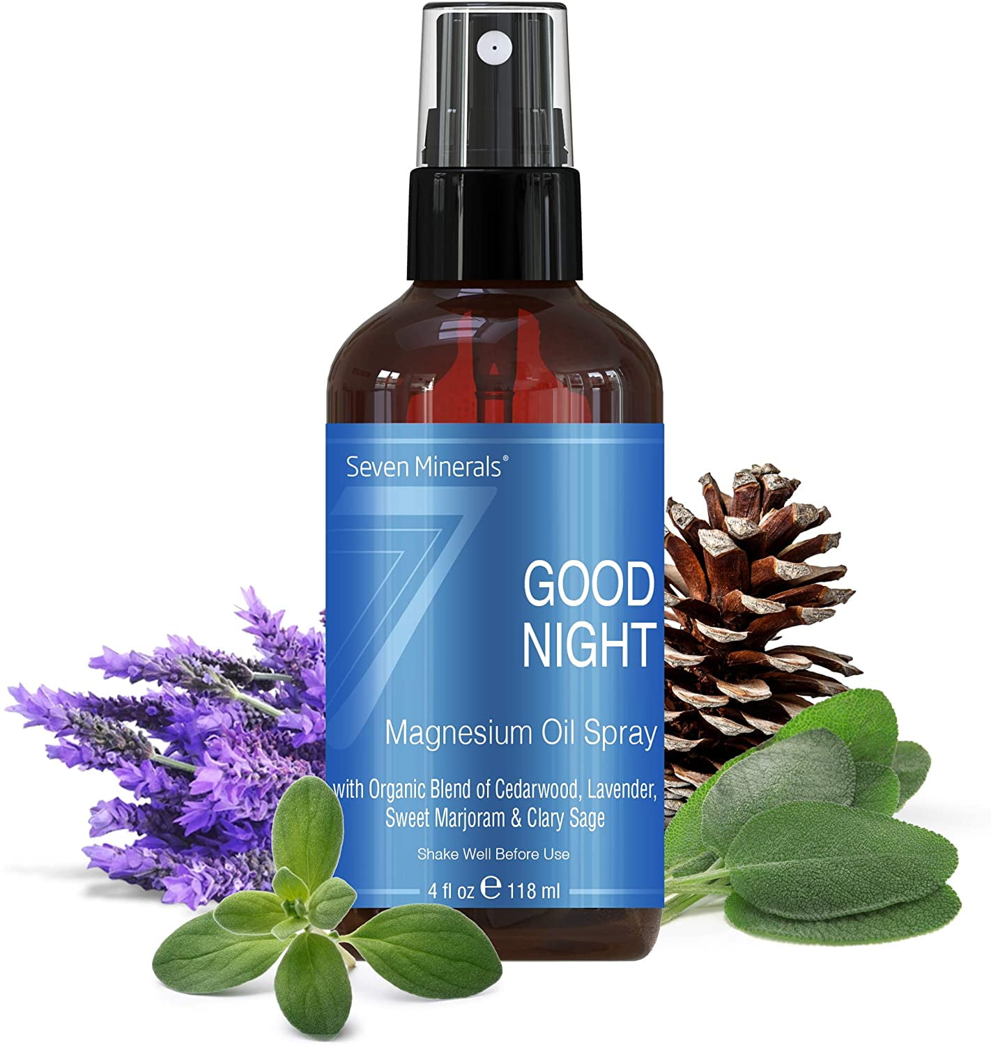 Seven Minerals Natural Sleeping Aid for Insomnia and a Good Night's Sleep Powerful Magnesium