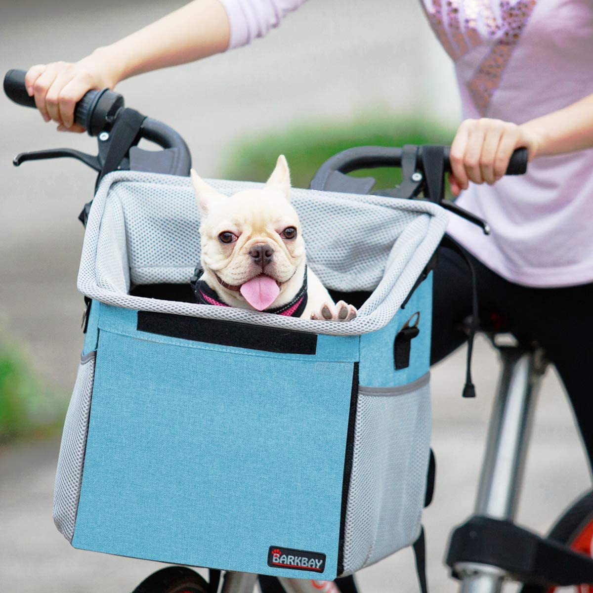 Pet Carrier Bicycle Basket Bag Pet Carrier/Booster ...