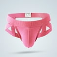 thumbnail image 2 of JUMESGU Men's Jock Strap Athletic Supporter for Men Jockstrap Male Underwear (Pink,M), 2 of 3