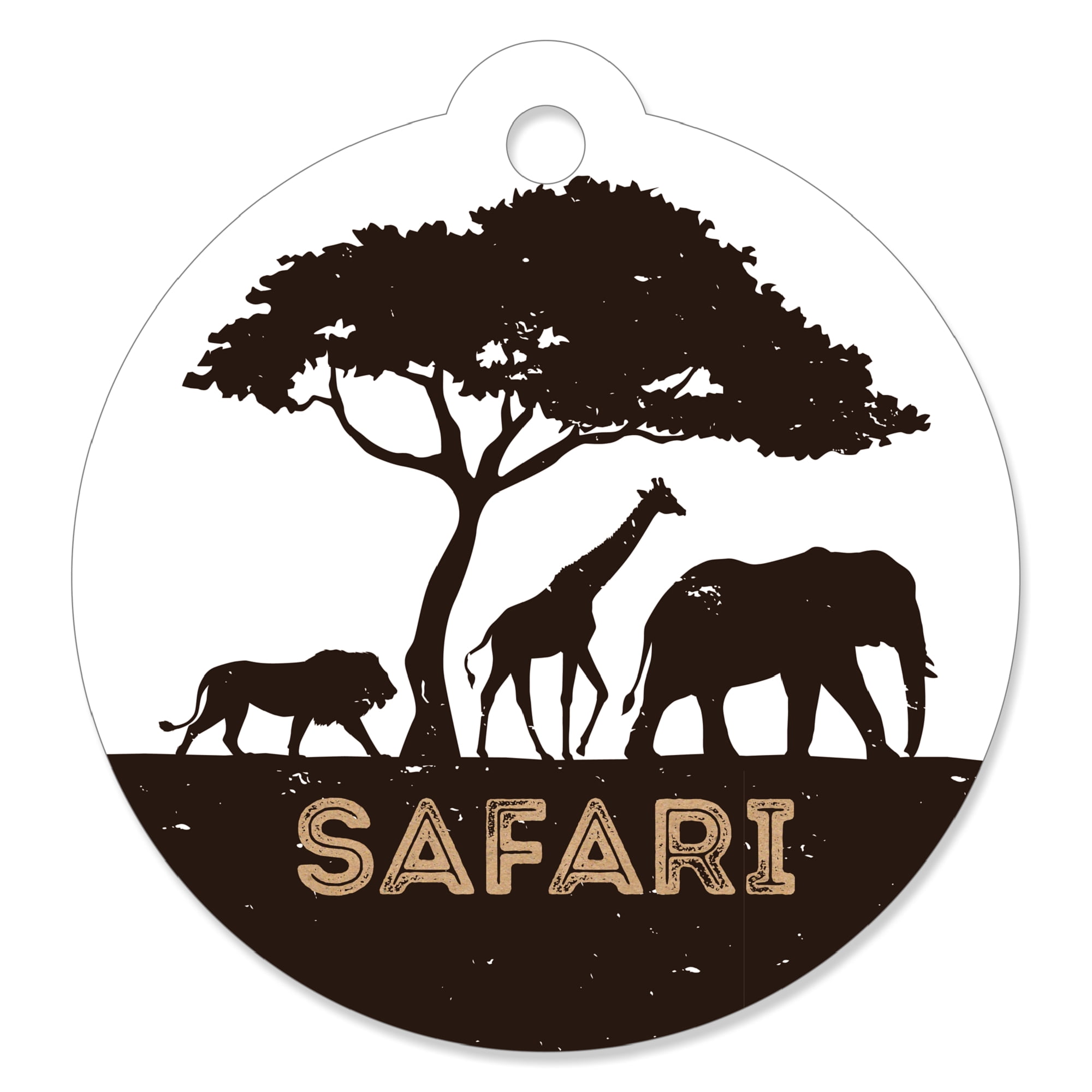 Luggage Bags Accessories Africa,Wild Safari Animals Label Tag Address Holder 