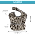 thumbnail image 4 of Kdxio Leopard And Zebra1 Bibs For Babies, Baby Bibs for Eating, Toddler Bibs, Waterproof Bibs, Feeding Bibs, for Toddlers, Boys, Girls, 4 of 8