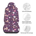 thumbnail image 5 of Sikiie Cute Squirrel Floral Car Seat Protector 2 Pack Car Seat Cushion Mat, Car Seat Covers for SUV, Truck, Van, 5 of 7