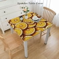 thumbnail image 2 of nygtbtfer Yellow Lemon Summer Spandex Table Cover,Fitted Tablecloth for Table Washable Elastic Stretch Patio Tablecloths,Watercolor Fruits Seamless Table Cloth for Cocktail Wedding, 2 of 7