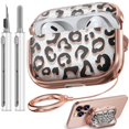 thumbnail image 1 of Funda para AirPods Pro de segunda y primera generación con cierre de seguridad, diseño de flores, 1 of 8