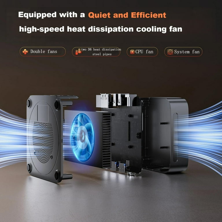 NIPOGI AMD RYZEN 5 7430U ミニPC 32GB 512GB NIPOGI ミニpc AMD Ryzen 5 7430U (6C/12T最大4.30GHz) mini PC