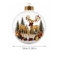 thumbnail image 3 of Glowing Christmas Story Ornament,Light-Up 3D Miniature Scene Clear PVC Globe Christmas Tree Ornament, Festive Keepsake Gift for Home Christmas Party Decoration, 3 of 8