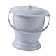 thumbnail image 2 of Urinario nocturno con orinal, orinal de escupidera para inodoro portátil y grueso con Gris, 2 of 8