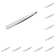 thumbnail image 3 of Seitruly Pinzas para ojos, espejo, duraderas, cómodas, ergonómicas, de precisión, Clip profesional para cejas para mujeres, depilación Punta inclinada 10piezas, 3 of 6