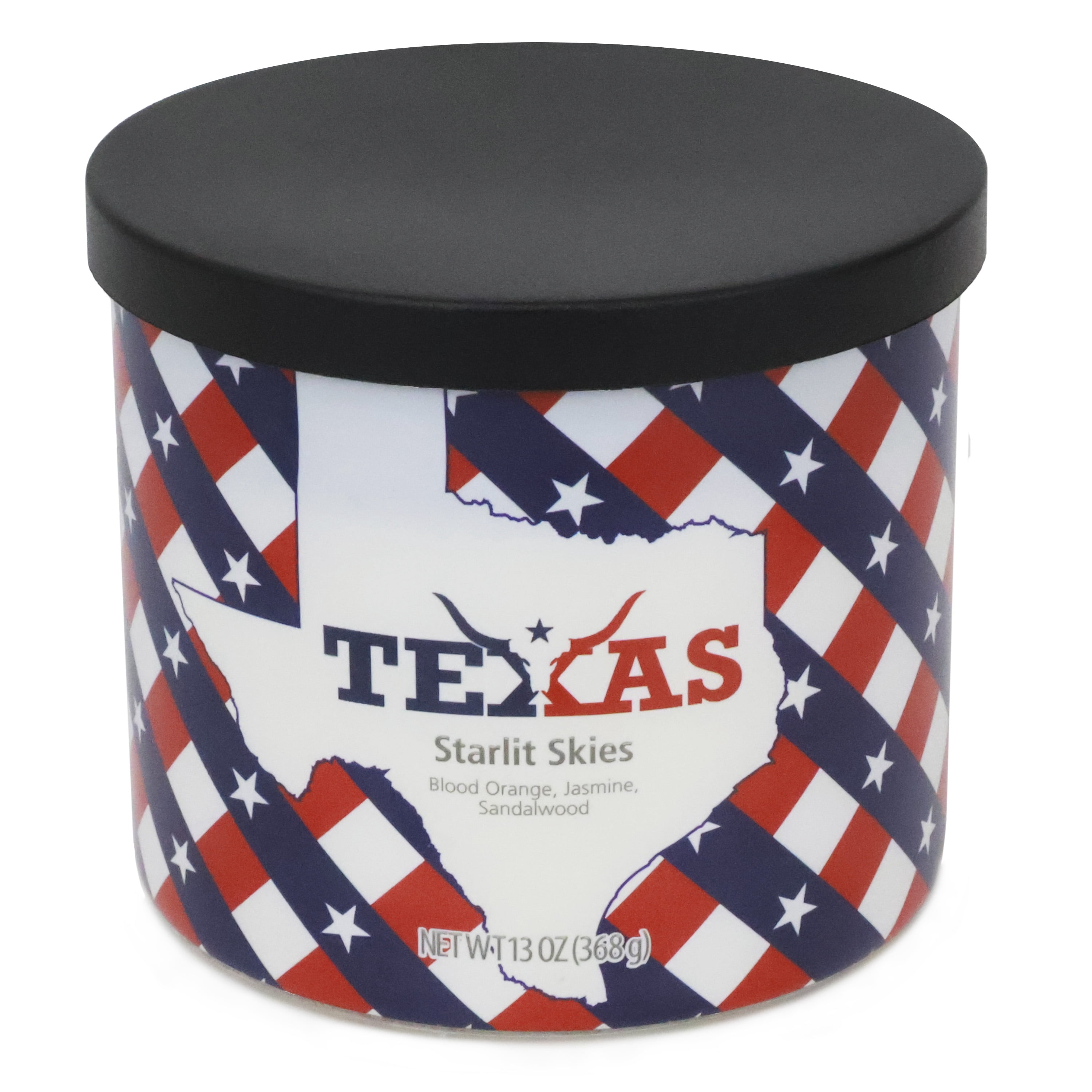 Mainstays Texas Themed Starlit Skies 3-Wick Candle, 13-Ounce