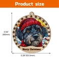 thumbnail image 2 of Blackand Tan Coonhound Xmas Dog Ornament, Blackand Tan Coonhound Dog Christmas, Blackand Tan Coonhound Dog Suncatcher, Christmas Hanging Stained Glass, Xmas Decor,, 2 of 4