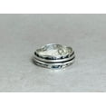 thumbnail image 6 of Heaven Crafts Hammered Spinner Ring Sterling Silver 925 Dailywear Ring For Women Gift Item, 6 of 6