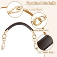 thumbnail image 3 of Uxcell 2Pack 30.5cm/12" PU Leather Purse Replacement Handle Strap for Handbag (Coffee), 3 of 6