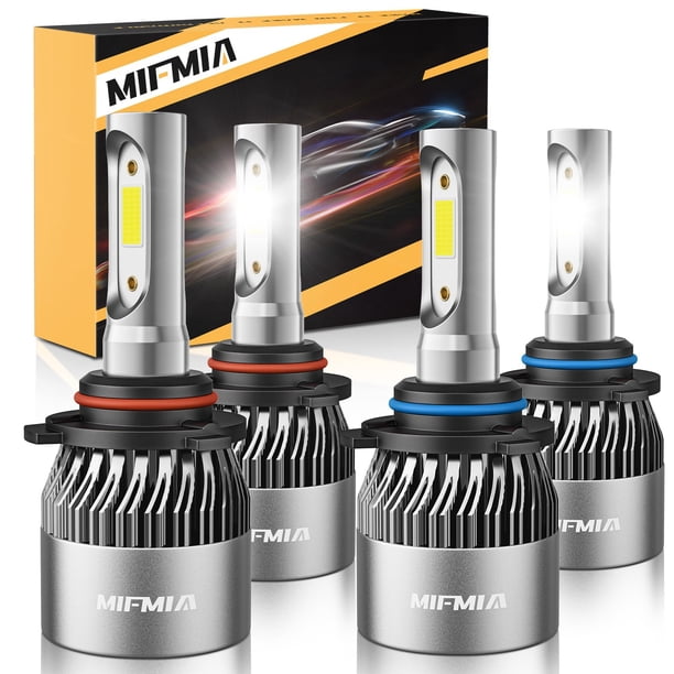 Bombillas para Luces de Vehículo MIFMIA 9005 9006 Combo 40000LM 6500K