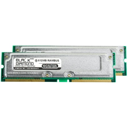 1GB 2X512MB Memory RAM for HP Pavilion PCs WMTA 184pin PC800 45ns 800MHz Rambus RDRAM RIMM Black Diamond Memory Module Upgrade