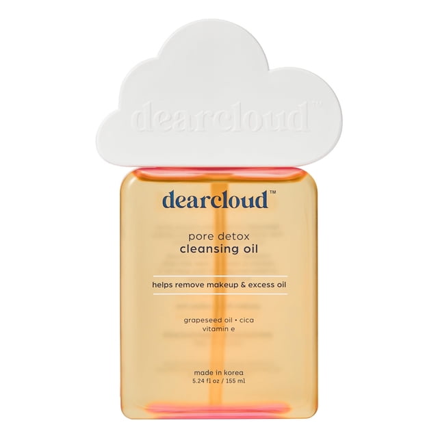 Aceite limpiador dearcloud Pore Detox con cica y vitamina E, 150 ml