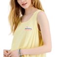 thumbnail image 2 of Style & Co Women's Cotton Printed Tank Top Yellow Size Large, 2 of 3