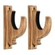 thumbnail image 4 of 2 soportes de pared para , colgadores de pared, decoración para el hogar, estantes decorativos versátiles, soportes de madera para para, 4 of 9